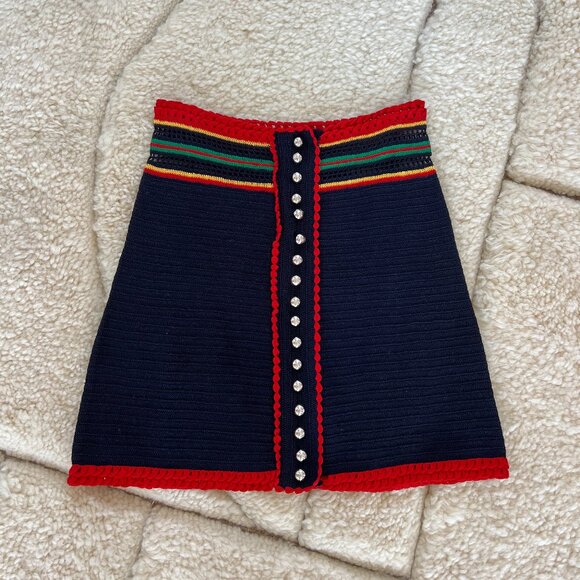 Paco Rabanne Dresses & Skirts - Paco Robanne | Crochet Knit Mini Skirt